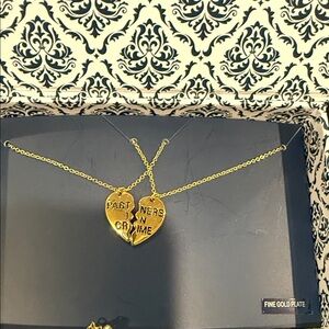 Southern Living Gold Heart Necklace with Engraving